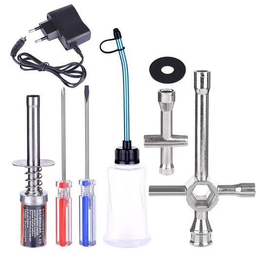 HSP Nitro Powered RC Car Starter Igniter Tools Kit Handheld Car Engine Electric Starter Tool Kits for HSP RC Car FUNYAT