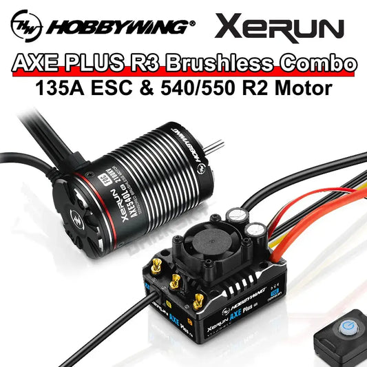 Hobbywing XeRun AXE Plus R3 FOC ESC Sensored Brushless System for 1/10 RC Crawler