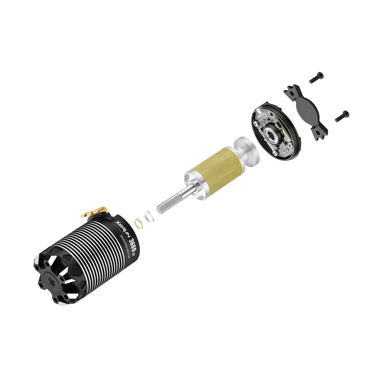 Hobbywing XeRun 3652SD / 3660SD G3 Sensored Brushless Motor for 1/10 RC Truck & Off-Road (2-3S) - RC Car Parts | FUNYAT