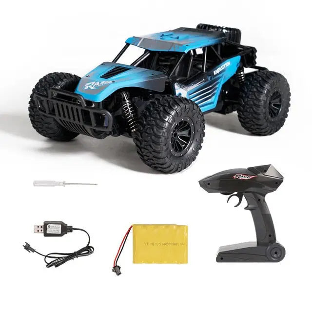 1/18 Scale 2.4G WiFi FPV RC Off-Road Car with 720P HD Camera Real-Time Video RTR 2 blue no camera - rc car,rc truck | FUNYAT