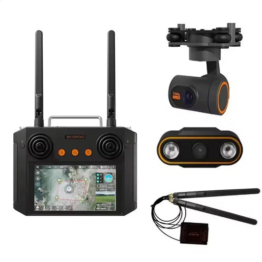 Skydroid H12 Pro Remote Control and Data Link System for UAV Operations - UAV Ground Control Terminal | FUNYAT