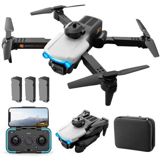 4K Drone K102 PRO Optical Flow Localization Omnidirectional Obstacle Avoidance Dual Camera GPS 5G Wifi Foldable Quadcopter - FUNYAT