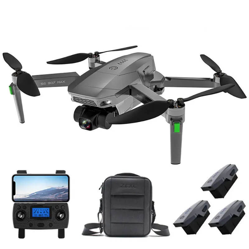 4K Drone ZLL SG907 MAX 5G WIFI FPV GPS HD Camera 3-Axis Gimbal Brushless Foldable Professional RC Quadcopter FUNYAT