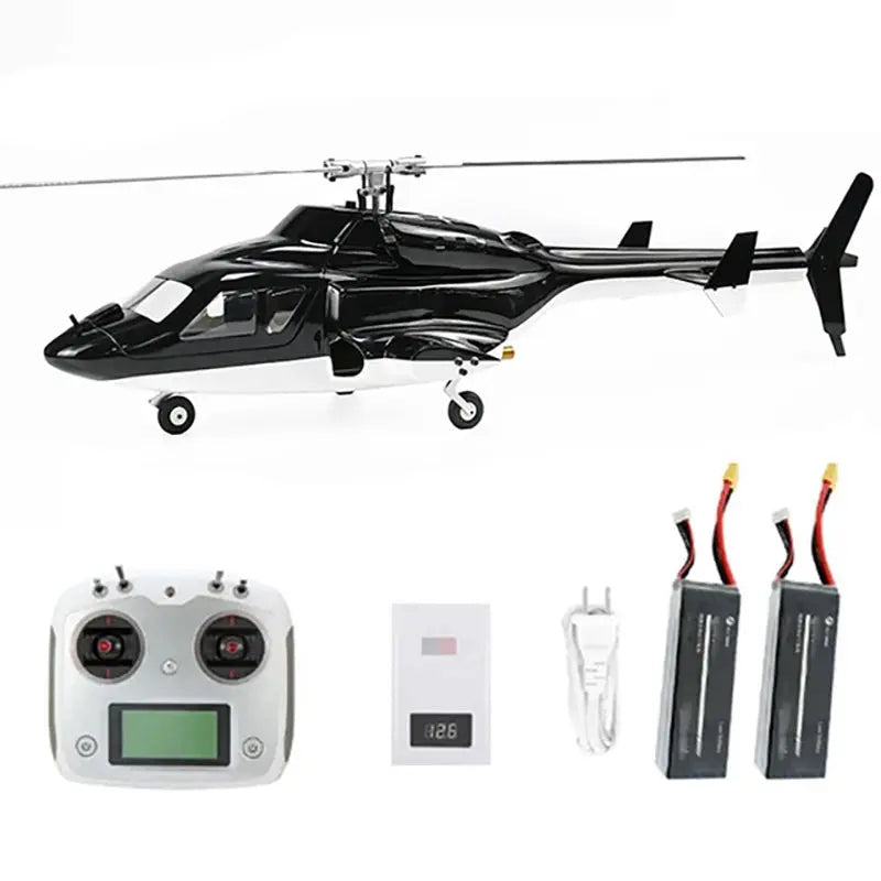 FLYWING Airwolf Helicopter FW450 V3 6CH Scale RC Helicopter PNP/RTF Version FUNYAT