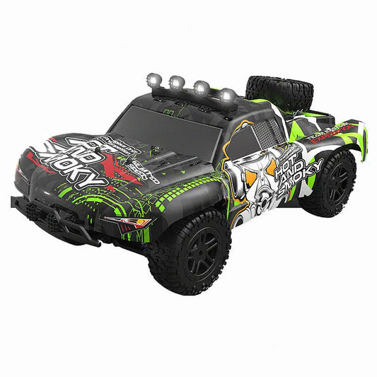 Graffiti Version RC Car Brushless Motor 4WD High Speed Off-Road Truck 1/18 Drift Car With LED light FUNYAT