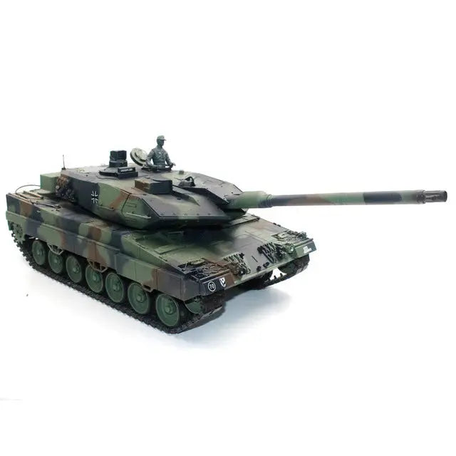 RC Tank Heng Long 3889-1 1/16 TK7.0 German Leopard 2A6 320° Spin Turret Metal RC tank Toys FUNYAT