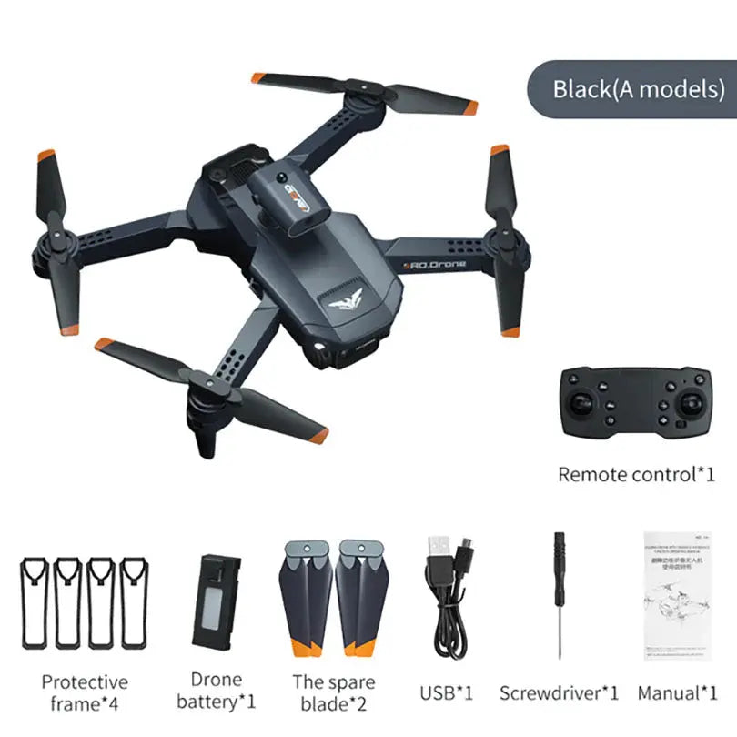 JJRC H106 RC Drone 4 sides Avoid Obstacle WiFi FPV ESC 8K Dual HD Cameras Altitude Hold Foldable RC Quadcopter FUNYAT