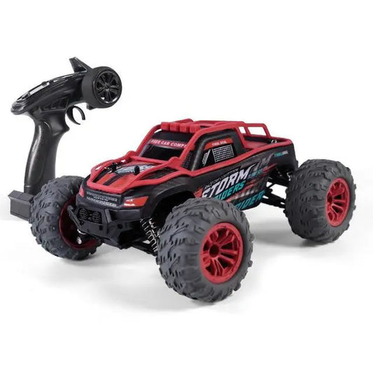 RC Car 4WD high-speed off-road car Bigfoot climbing waterproof remote control car toy Lizard Red - rc car,rc truck | FUNYAT