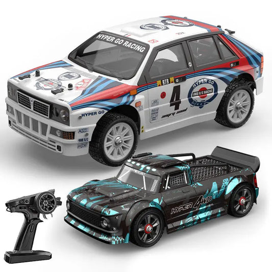 MJX 14301 14302 HYPER GO RC Car 1/14 4WD Brushless Drift Rally Car 2.4G Buggy Metal Chassis Hydraulic Shock Absorber RC Toys FUNYAT