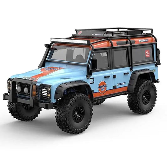 MJX H8H 1/18 Scale 4WD Brushless Simulation High Speed Off-Road RC Car Differential Lock High Low Range RTR Blue - rc car,rc truck | FUNYAT