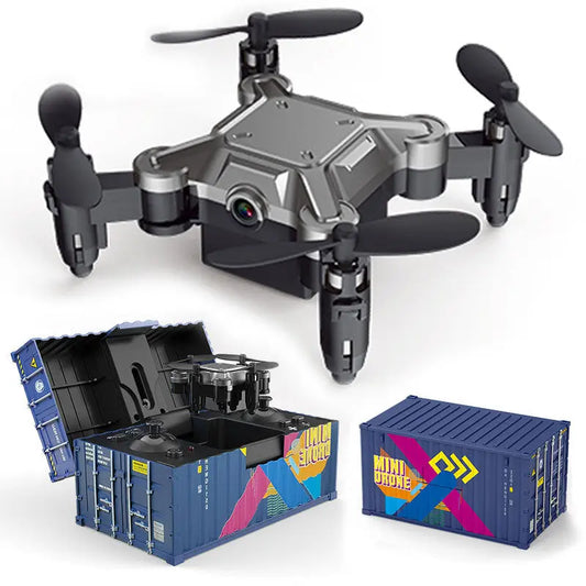 Mini Drone DH-150 GPS Wifi Foldable Container RC Aircraft HD Camera RC Quadcopter FPV Drone Toys Gift FUNYAT