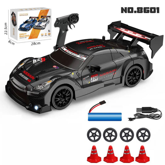 Rc Car 1:24 4WD Championship Wireless RC Drift Racing Car Toy Remote Control GTR Model Toys for Hobby Children Gifts FUNYAT