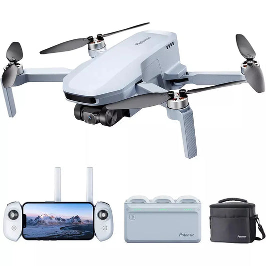 Potensic ATOM SE 4K Drone EIS HD Camera 249g 4KM Transmission GPS Tracking 4K/30FPS Quadcopter - FUNYAT