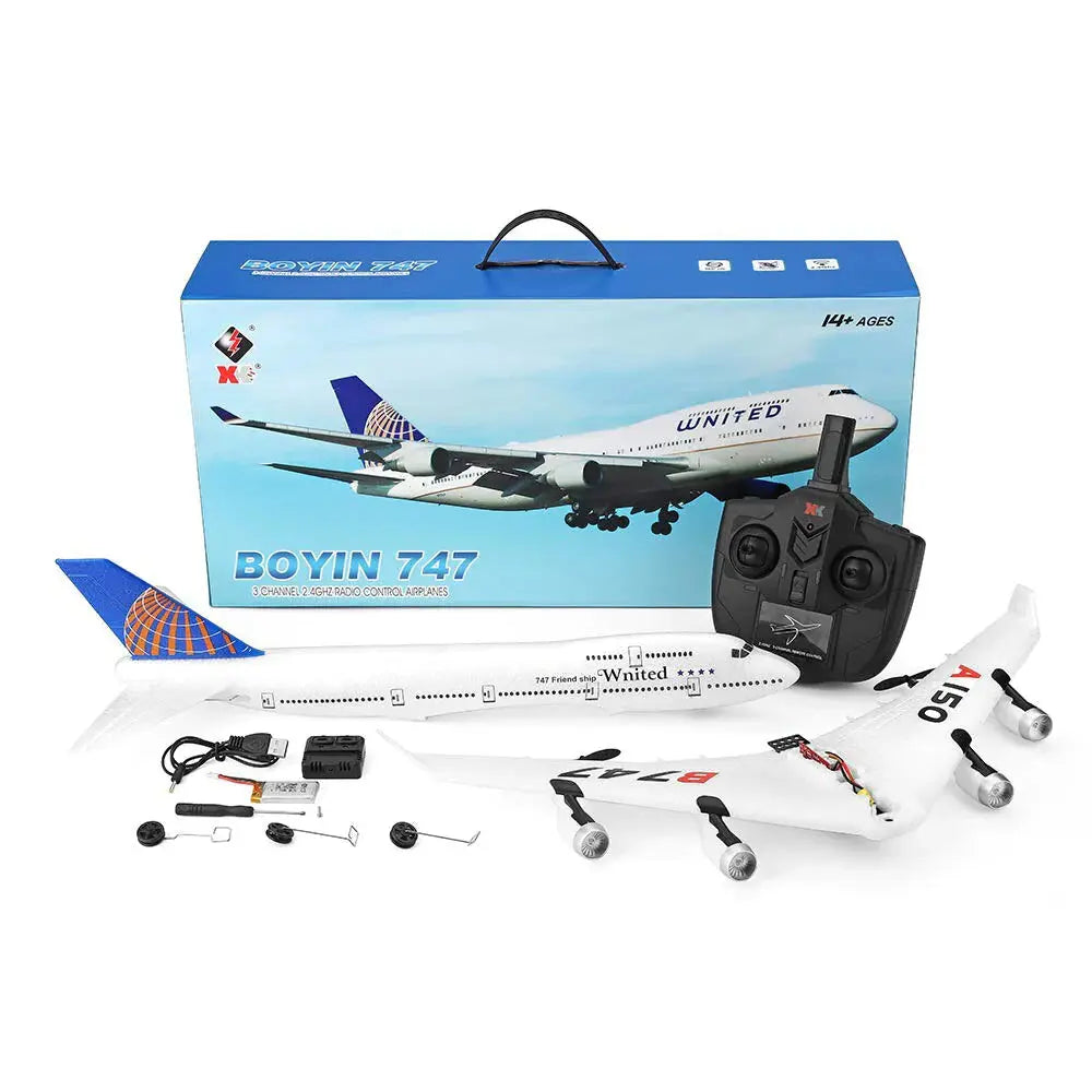 RC Airplane WLtoys A150-C YW Boeing B747 510mm Wingspan 2.4GHz 3CH EPP Fixed Wing Glider Toys FUNYAT