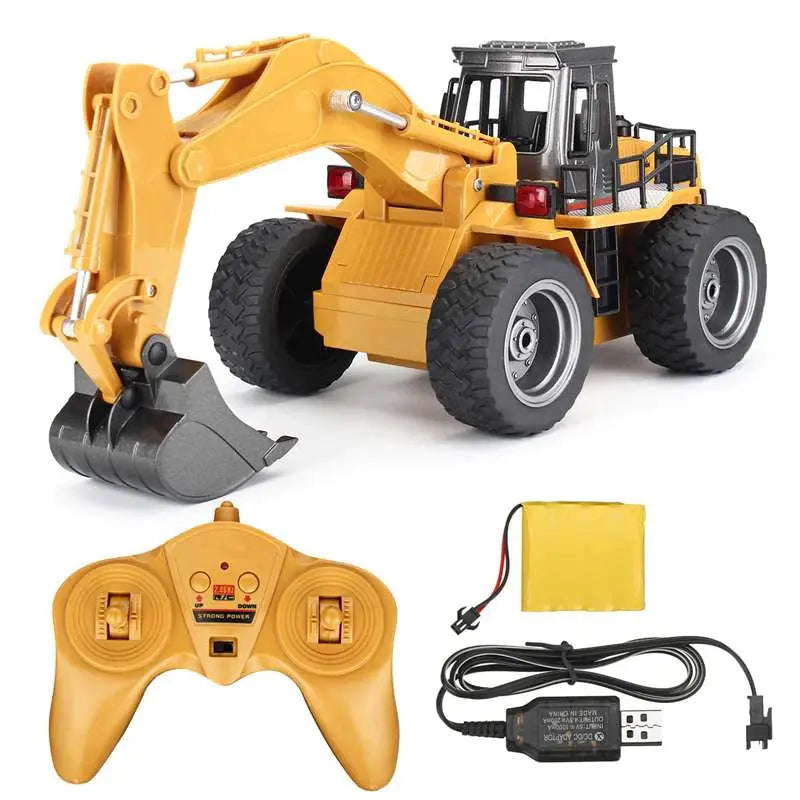 Rc wheel hot sale excavator