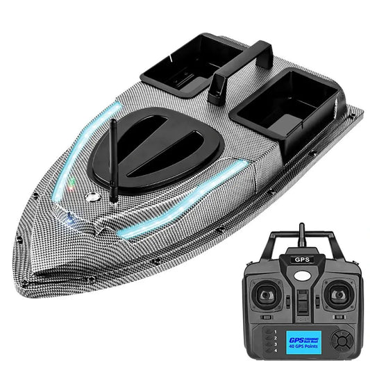 RC Bait Boat V900 GPS 40 Points 500M Auto Driving Auto Return 1.5KG With Steering Light For Fishing Cast Fishing Net - rc boat | FUNYAT