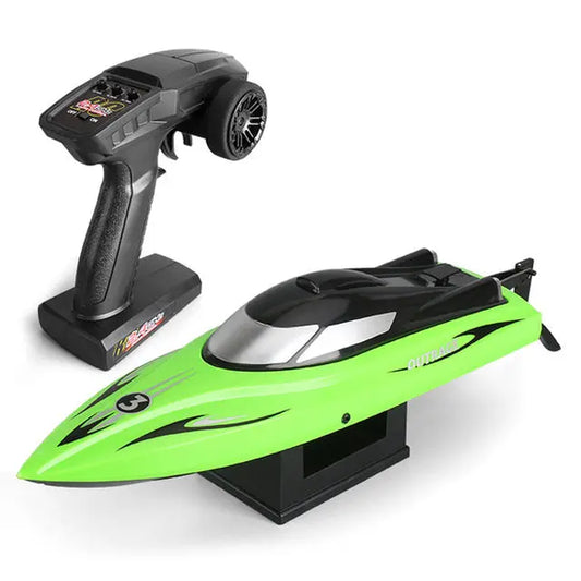 RC Boat 30KM/h Brushless High SpeedBoat With Water Cooling System Green - rc boat | FUNYAT