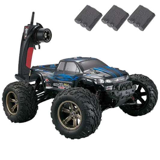 RC Car 1:12 Bigfoot Off-Road Vehicle 42km/h High Speed Rock Climbing Buggy Rc Cars Blue 3 Battery - rc car,rc truck | FUNYAT
