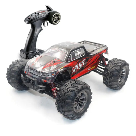 RC Car XLH Q90/9135 1:16 2.4G 4WD 52km/h High Speed Brushless Motor Off-Road RC Car LED Light RTR Car Red XLH Q901 Brushless - rc car,rc truck | FUNYAT