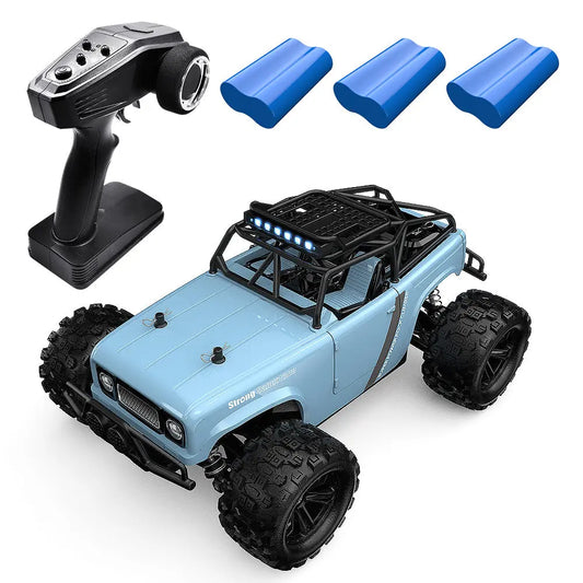 RC Cars 1:18 Professional Off-road Truck 4WD High Speed Climbing Competition RC Car Blue 3B - rc car,rc truck | FUNYAT