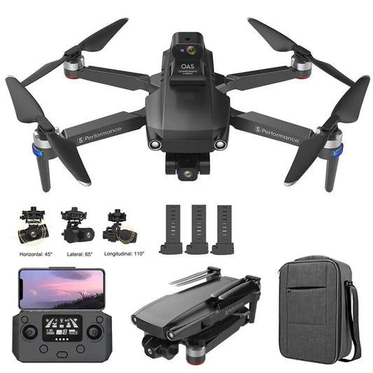 RC Drone S806 PRO 4K 5G GPS Wifi 3-axis Gimbal EIS HD Camera Brushless Obstacle Avoidance Quadcopter FUNYAT