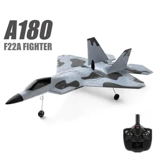 RC Plane A180 F-22A 3 Channel Brushless Motor 3D 6G Mode Stunt Flying Glider toys FUNYAT