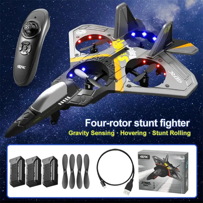 RC Plane V17 Gravity Sensing Aircraft Glider RC Helicopter EPP Foam Toys FUNYAT