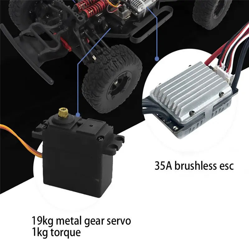 RC Car FY08 PRO 1/12 High Speed 60km/h 2.4G Brushless Waterproof Desert Short Truck Models FUNYAT