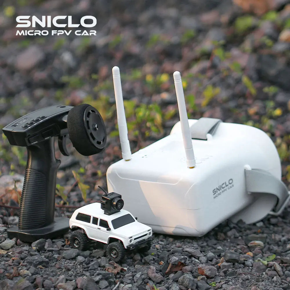 SNICLO Enano Niva 1:43 8031 RC Off-Road Vehicle Simulated Lighting Climbing FPV Goggle Toy Car FUNYAT