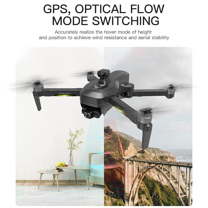 ZLL SG906 PRO3 MAX 4K Drone HD Camera 3-Axis Gimbal GPS 5G WIFI Professional Obstacle Avoidance Quadcopter FUNYAT