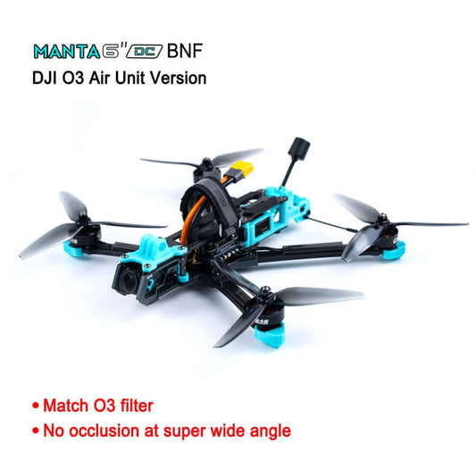 Axisflying Manta6 DJI O3 Air Unit HD FPV Drone - 45° Front View