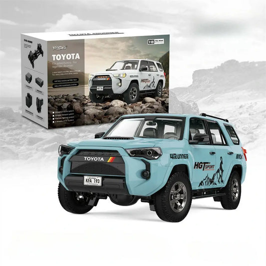 HG HG4-52 TRASPED 1/18 2.4G 4WD RC Car for TOYOTA 4RUNNER Rock Crawler LED Light Simulated Sound Off-Road Climbing Truck RTR Full Proportional Models Toys FUNYAT