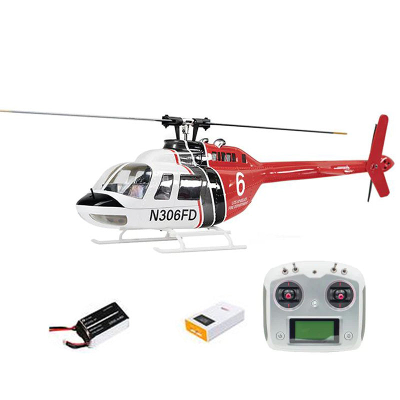FLY WING Bell 206 V3 470 Class RC Helicopter GPS ACE Flight