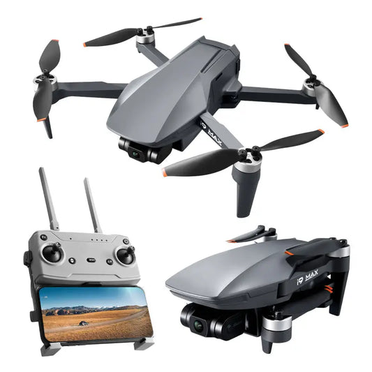 i9 MAX 4K Drone 3-Axis Gimbal HD Camera GPS 5G WIFI 3KM FPV 26Min Fly Professional Brushless RC Quadcopter i9 MAX 3 Battery 128G - drone | FUNYAT