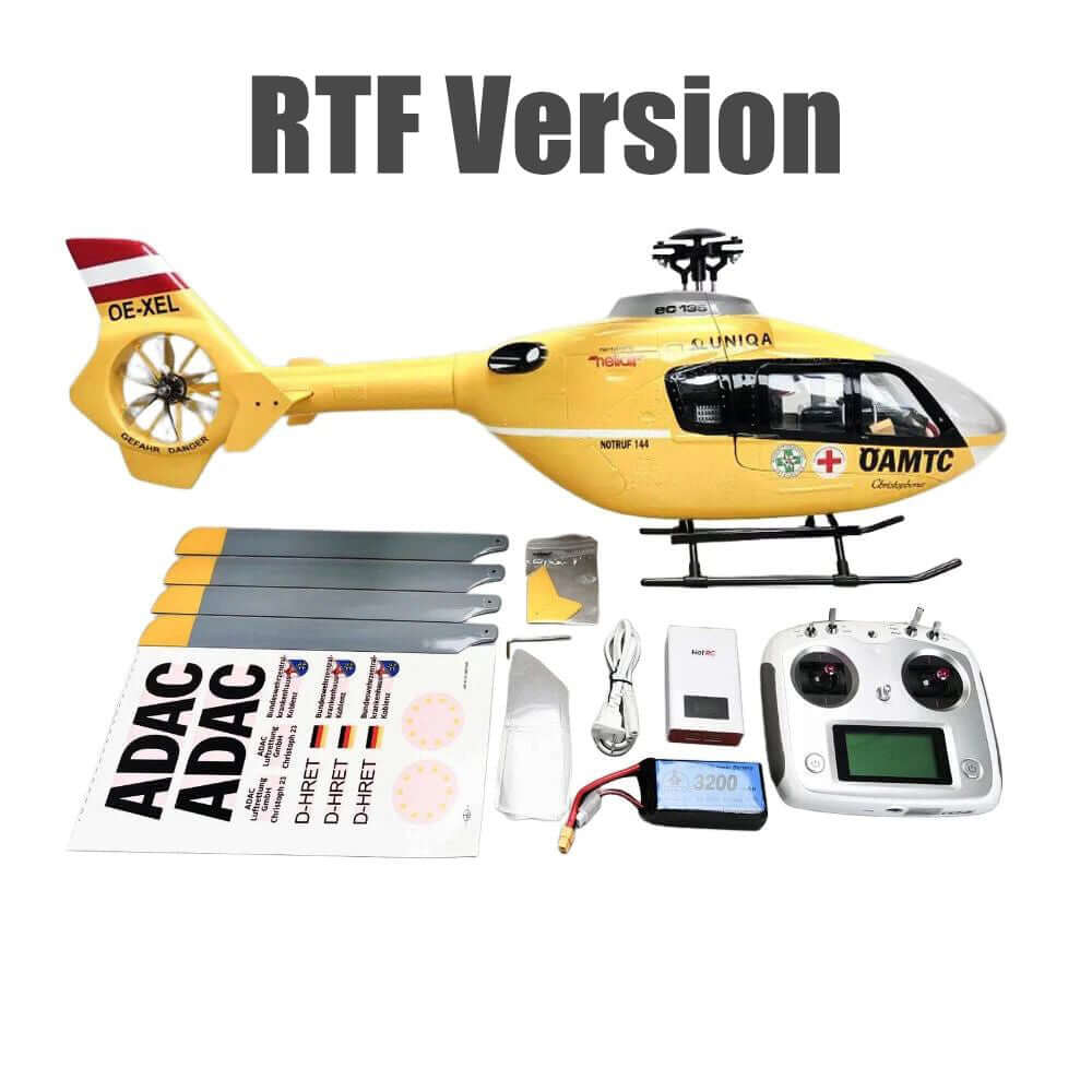 ROBAN EC135 ÖAMTC 450L RC Helicopter GPS & X2 Controller PNP/RTF