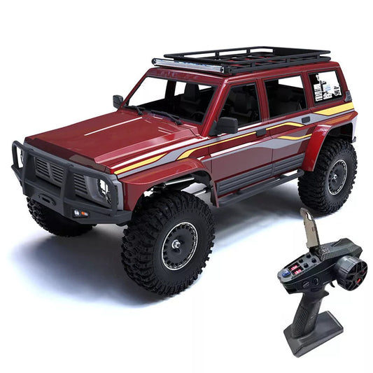 Right side profile of YIKONG YK4107 PRO 4WD off-road RC crawler