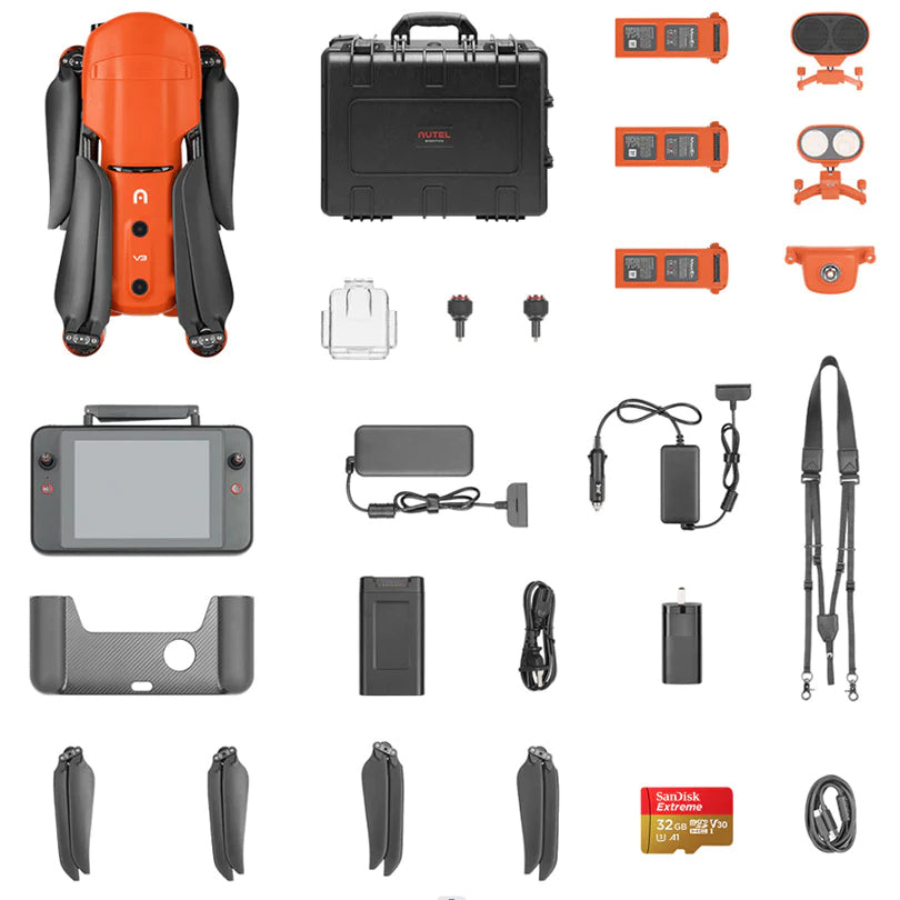 Autel Robotics EVO II Pro V3 6K Rugged Bundle 15km Video Transmission 40 Mins Flight Time FUNYAT