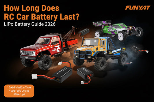 How long does RC car battery last — LiPo battery run time charge cycles and care tips guide 2026