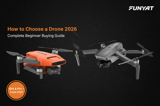 How to choose a drone 2026 — complete beginner buying guide GPS vs FPV FUNYAT