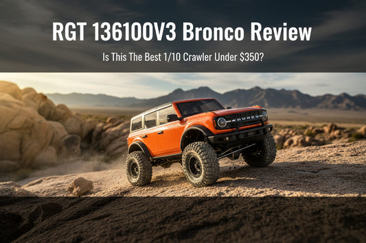 RGT 136100V3-FD Bronco 1/10 4WD RC Rock Crawler Review 2026 | FUNYAT