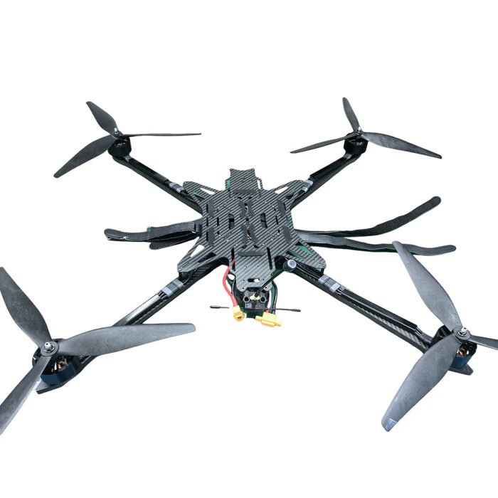 18 inch FPV Drone 8-20kg payload with 5.8G 3W VTX F722 Flying Tower 10KM Long Distance Drone Kit New - FPV Drone | FUNYAT