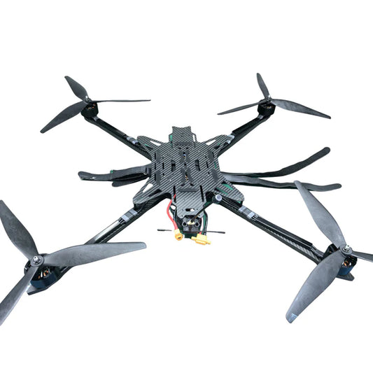 18 inch FPV Drone 8-20kg payload with 5.8G 3W VTX F722 Flying Tower 10KM Long Distance Drone Kit New - FPV Drone | FUNYAT
