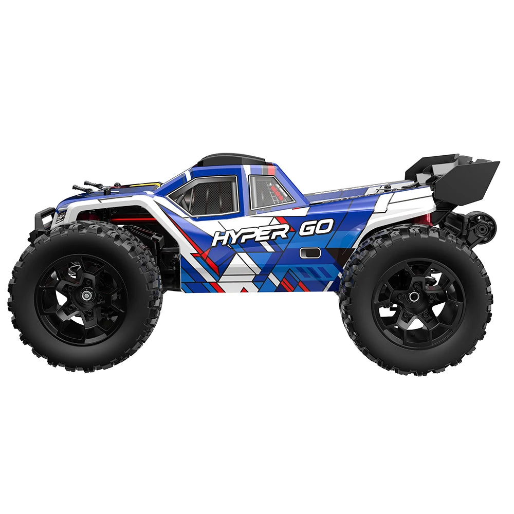 MJX Hyper Go 14212 1/14 4WD Brushless RC Monster Truck – 56KM/H High-Speed RTR with Dual Body Shells - RC Car | FUNYAT