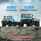 CROSSRC EMO X6 Big Hippo XL3 Big Wild Elephant 1/8 RC Car 4x4/6x6 Climbing Crawler Truck Off-Road Truck