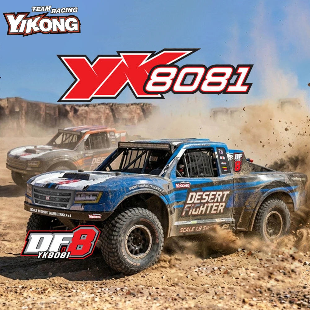 YIKONG YK8081 DF8 Desert Fighter side profile view 388mm axle spacing
