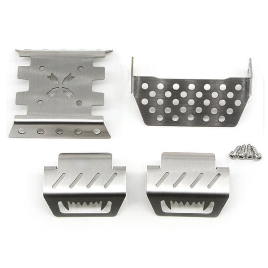 YIKONG RC Car Chassis Armor Front Guard Rear Guard Set for YK4102 4103 4082 1/8 1/10