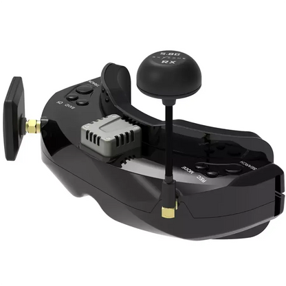 SKYZONE SKY02O FPV Goggles 600x400 OLED 5.8G SteadyView Diversity RX HeadTracker DVR HDMI AVIN/OUT Helmet For FPV Drone Black - ACCESSORIES | FUNYAT