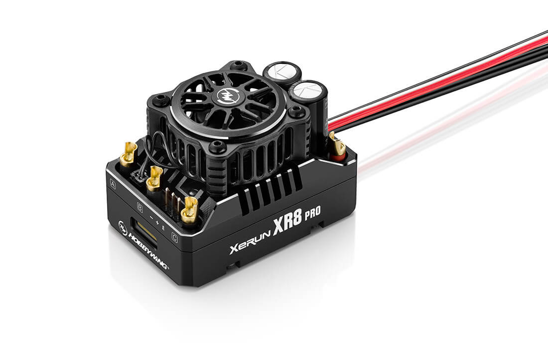 Hobbywing XeRun XR8 Pro G3 200A 2-4S Sensored Brushless ESC for 1/8 RC Buggy & Truggy - RC Car Parts | FUNYAT