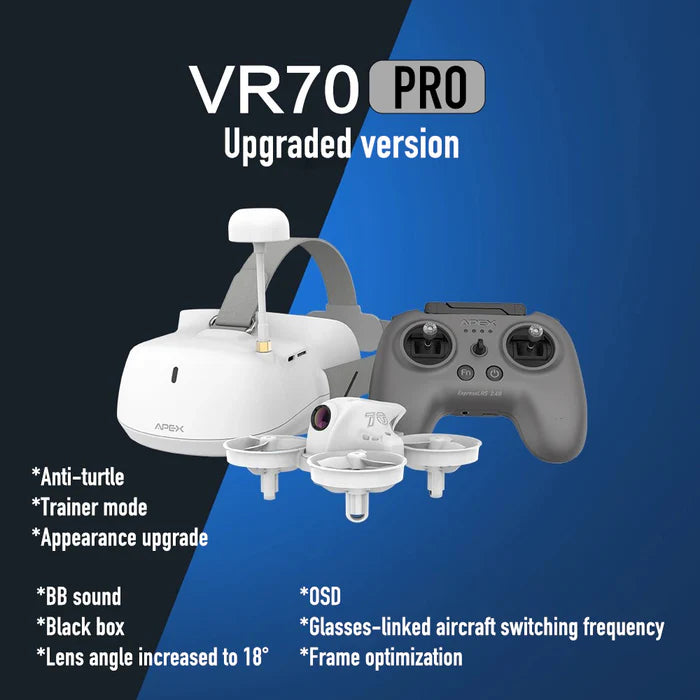 APEX PRO FPV Drone 4.0 Head Tracking Optical Flow 5.8G FPV Goggles APEX PRO Set / 3 Battery