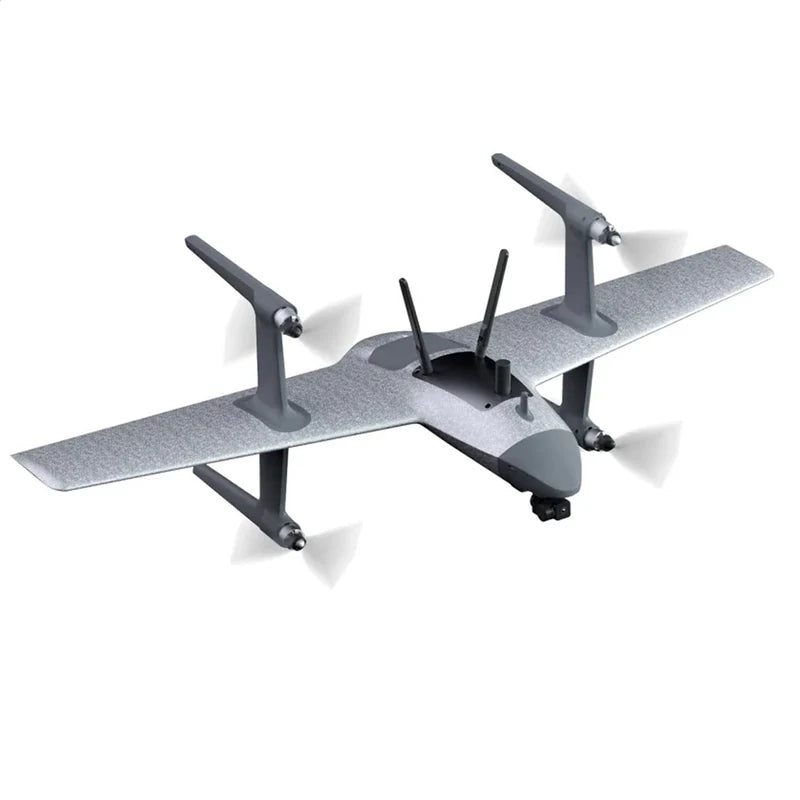 HEQUVA Swan Voyager K8-V2 VTOL Fixed Wing Drone 60 Min Flight Time 4K FPV RC Airplane RTF - Professional Drone | FUNYAT